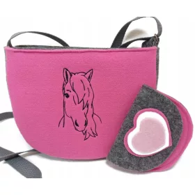  Borsa per bambini Tomasz Siekański Sfumature di rosa, Sfumature di grigio e argento, Multicolor