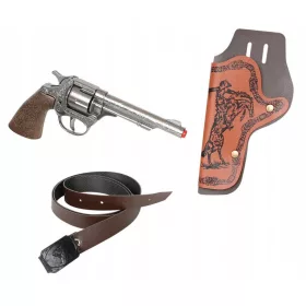  GONHER 201/0 Revolver da cowboy in metallo con fondina
