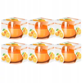  Candela profumata all'arancia in vetro