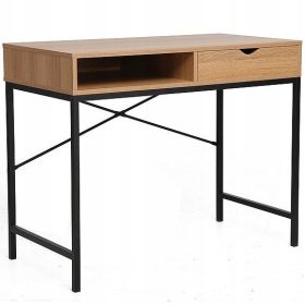   Scrivania rettangolare Signal Desks 95 x 48 x 76 cm, rovere naturale