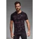  T-shirt da uomo Gatta Active Breeze Nero-Viola, taglia L