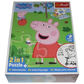  Puzzle TREFL 36 GIGANTE 58x84 cm PEPPA PIG - 2in1