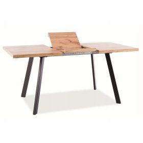    Tavolo allungabile rettangolare Signal LOFT 120 x 80 x 75 cm nero