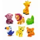 DJECO Set animali da gioco in gomma, 7 pz.