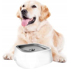    Abbeveratoio rallentato Korbi in plastica, bianco, sfumature di grigio, 1,5 l