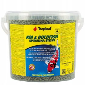    Tropical Koi & Goldfish Spirulina Sticks mangime per pesci 11 l 900 g