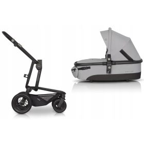  Passeggino gondola 1in1 SOUL FOIL + AIR WHEEL WALL BABY