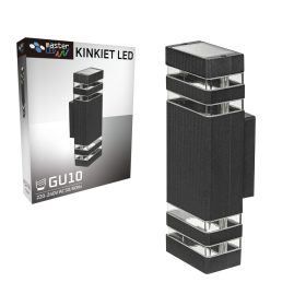  Lampada da parete da giardino Masterled nera GU10 35 W