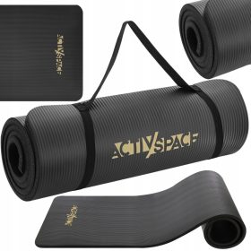  Tappetino per esercizi Activ/Space 183 cm x 61 cm nero