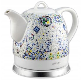    Bollitore elettrico Optimum CJS-1310 mosaico 1200 W 1 l bianco