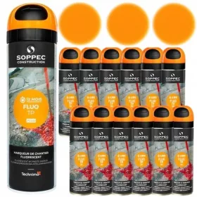   Vernice geodetica Soppec rosso, blu, arancione, rosa, verde, giallo 500 ml