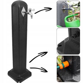    Rubinetto da giardino, colonnina d'acqua da terra, idrante