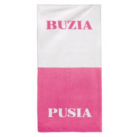  Asciugamano Buzia-Pusia 76x152 viso, culo, culo, banconota