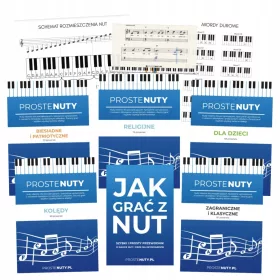    MEGA PACCHETTO SIMPLE NOTE DA 5 LIBRI, ACCORDI, GUIDA AL PIANOFORTE, TASTIERA (PDF)