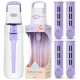  Bottiglia filtro Dafi Solid 0,7 l viola + inserto filtro Dafi Solid e Soft 3 pz.