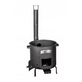  Cucina da campo, calderone ungherese, pentola ø 50 cm