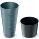  Vaso da fiori Prosperplast 25 cm x 25 x 48 cm diametro 25 cm plastica tonalità del blu