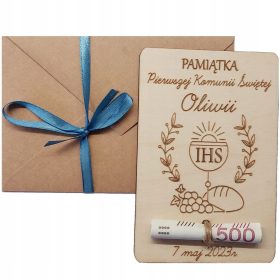    SOUVENIR DELLA SANTA COMUNIONE REGALO PER BIGLIETTO DI COMUNIONE