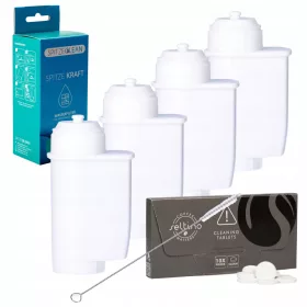    4× Filtro dell'acqua per macchina da caffè Spitze Clean Spitze Kraft + 2 altri prodotti