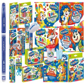    Corredino scolastico BAMBINO, set XXL, pastelli, colori, plastilina, penna