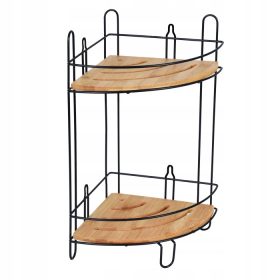  Mensola da bagno angolare a 2 livelli Bisk Umbra 08161