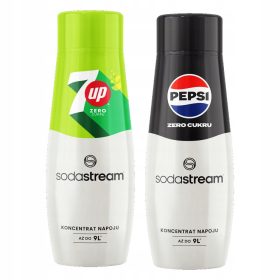    SodaStream 7 Up Diet 201058 sciroppo per gasatore 440 ml verde + sciroppo SodaStream Pepsi MAX 440 ml