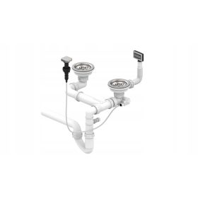  SIFONE AUTOMATICO DA PARETE A DUE CAMERE