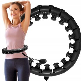  Hula hoop con borchie Sportprise 51 cm nero
