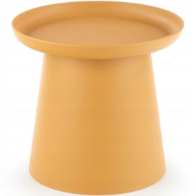    Tavolo Halmar Alexis, rotondo, 50 x 50 x 46 cm, tonalità del giallo