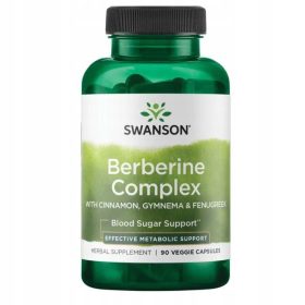   Swanson Berberine Complex 90 capsule - Integratore per il controllo della glicemia
