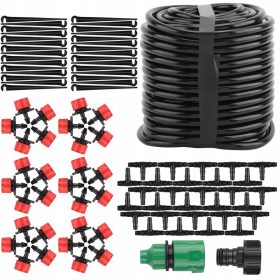  KIT IRRIGAZIONE A GOCCIA 25M + 30 UGELLI
