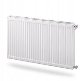    Radiatore a pannello in acciaio Purmo 1909 W bianco 1200 x 550 x 110 mm - attacco laterale