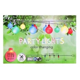  Ghirlanda da giardino Colore Luci LED 50pz 15m LINE