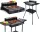  GRILL ELETTRICO DA TERRA 3in1 Barbecue da giardino da terra per balcone terrazza 2400 W