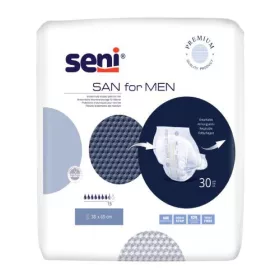 Seni San for Men pannolini anatomici da uomo, 30 pz.