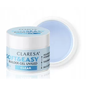    CLARESA SOFT&EASY BUILDING PER ESTENSIONE CON GEL TRASPARENTE TIxotropia 90G