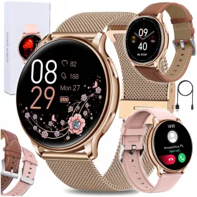    SMARTWATCH DA DONNA PER DONNE CHIAMATE NOTIFICHE SPORT MISURE MENU PL
