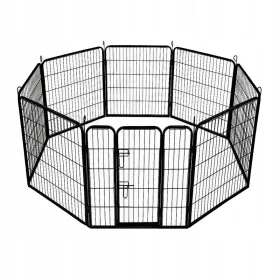    Box AML in acciaio verniciato a polvere per cane di grossa taglia, 80 x 640 x 100 cm