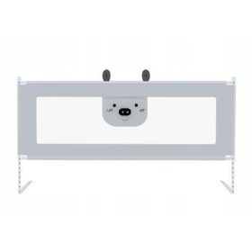    Barriera protettiva per il lettino dell'orsacchiotto Primabobo, grigia, 140 cm