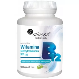   Aliness Metilcobalamina Vitamina B12 950 mcg in Capsule Vegane, 100 Pezzi 