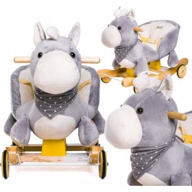 Cavallo a dondolo, cavalcabile a dondolo, 2in1