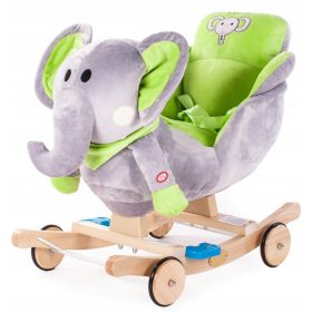  Doris l'elefantessa dondolo cavalcabile 2 in 1 verde