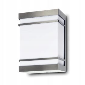    Lampada da parete da giardino Kwazar Luminaire, sfumature di grigio e argento, E27, 15 W