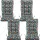  Cuscino per sedia, sdraio, poltrona, 48x48x75 FOLK, 4 pz.