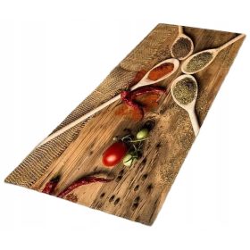  PASSERELLA PER TAPPETO CUCINA DISEGNI SPEZIATE 60X180 CM