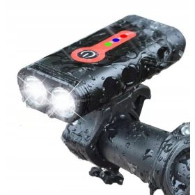    EX3MLY illuminazione per bicicletta LAMPADA BICI ANTERIORE POSTERIORE IP65 1000 lm USB