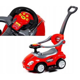  Top Kids 382 cavalcabile con spintore, che gioca in rosso