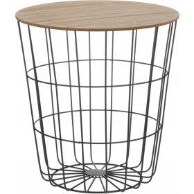  D2.Design Tavolino Suny rotondo 39 x 39 x 41 cm nero