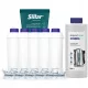  Filtri acqua Sillar 5_SIL001 per macchine da caffè Delonghi, 5 pz + decalcificante universale AquaFloow per macchine da caffè - 0,5 l