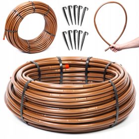    Ala gocciolante compensata 16mm 100m Solid + Perno per ala gocciolante Rain-Bird 50 pz.